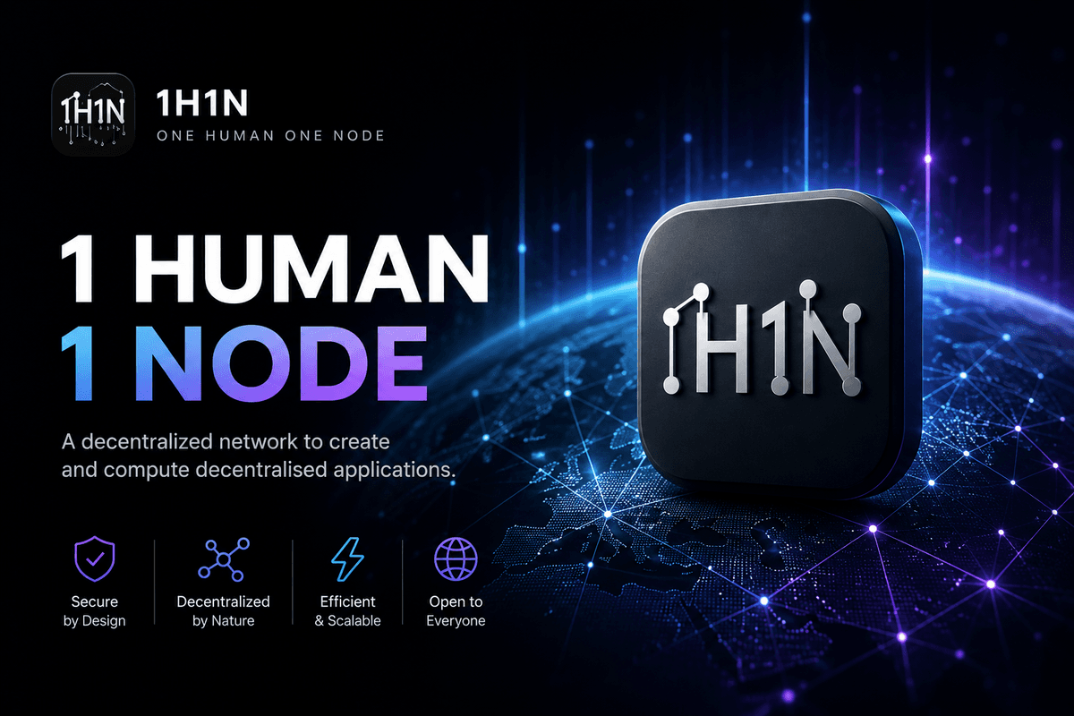 1H1N – One Human One Node Network